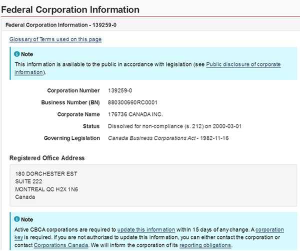 加拿大公司注冊查詢(xún)
